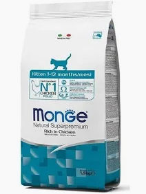 MONGE CAT SECCO KITTEN KG 10