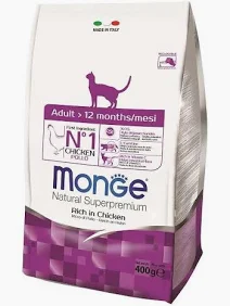 MONGE CAT SECCO ADULT POLLO GR 400