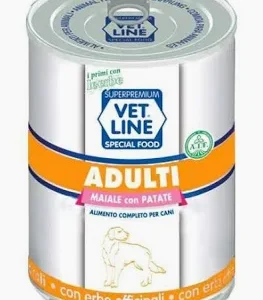 VET LINE DOG UMIDO LATTINA ADULT MAIALE GR 400