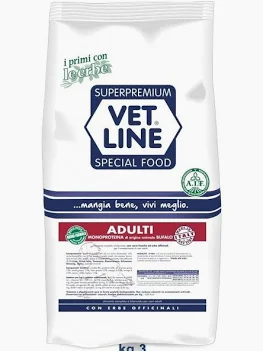 VET LINE DOG SECCO ADULT BUFALO KG 3