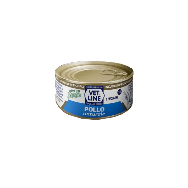 VET LINE CAT UMIDO LATTINA NATURALE IN SALSA AL POLLO GR 70