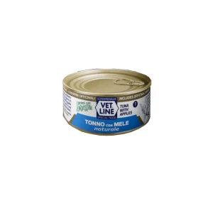 VET LINE CAT UMIDO LATTINA NATURALE AL TONNO E MELE GR 70